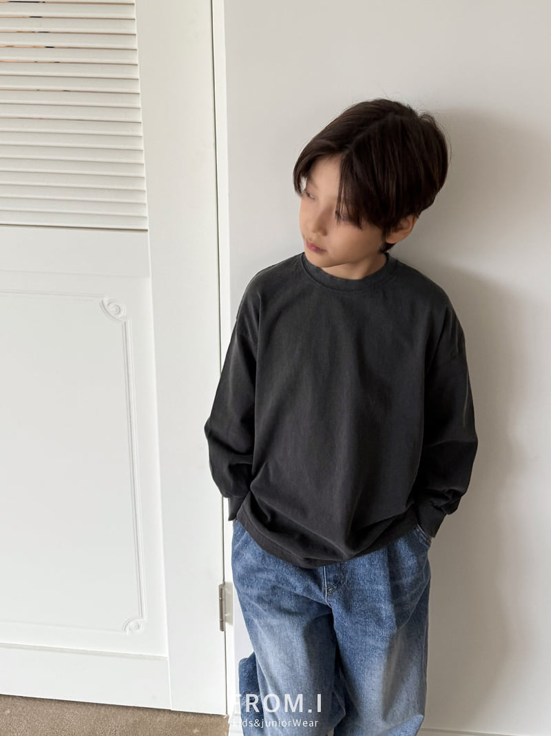 From I - Korean Children Fashion - #kidsshorts - Overfit Long Sleeved Tee - 11