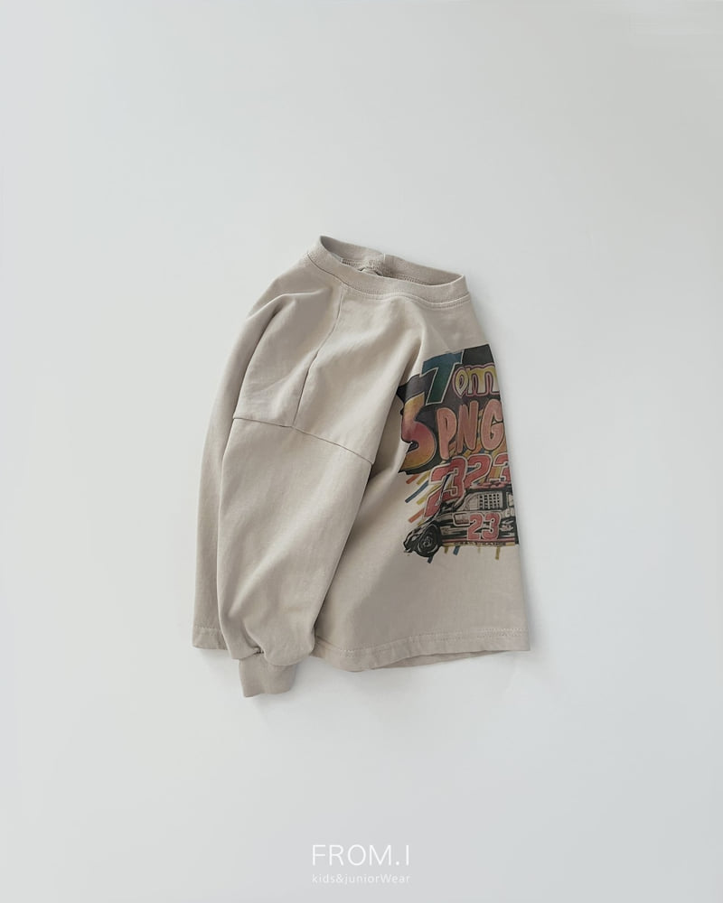 From I - Korean Children Fashion - #kidsshorts - Vintage Racer Tee - 4