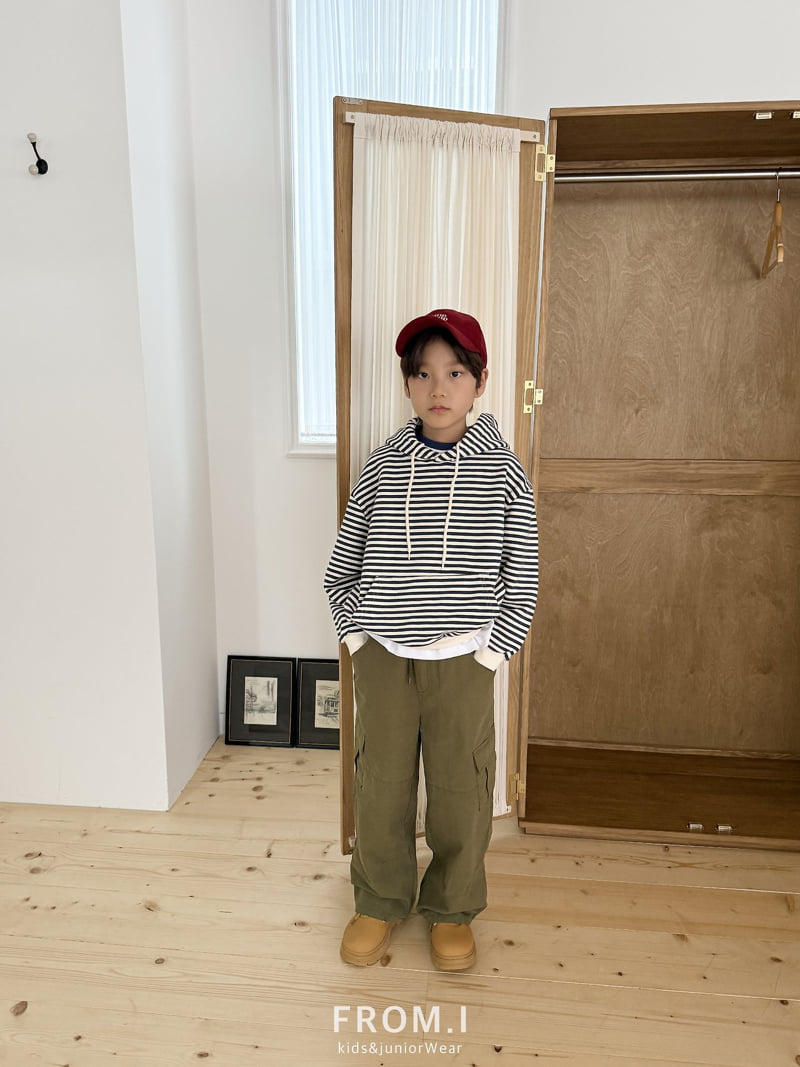 From I - Korean Children Fashion - #kidsstore - Stripe Hoodie - 12