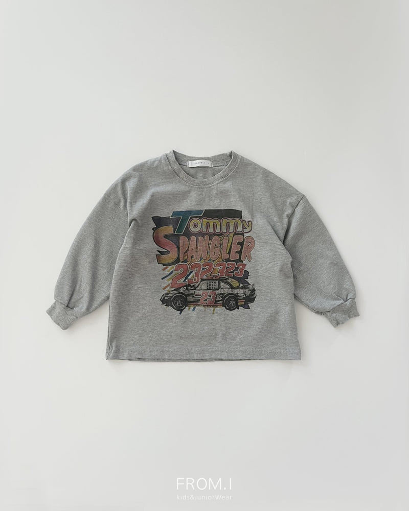 From I - Korean Children Fashion - #kidzfashiontrend - Vintage Racer Tee - 5
