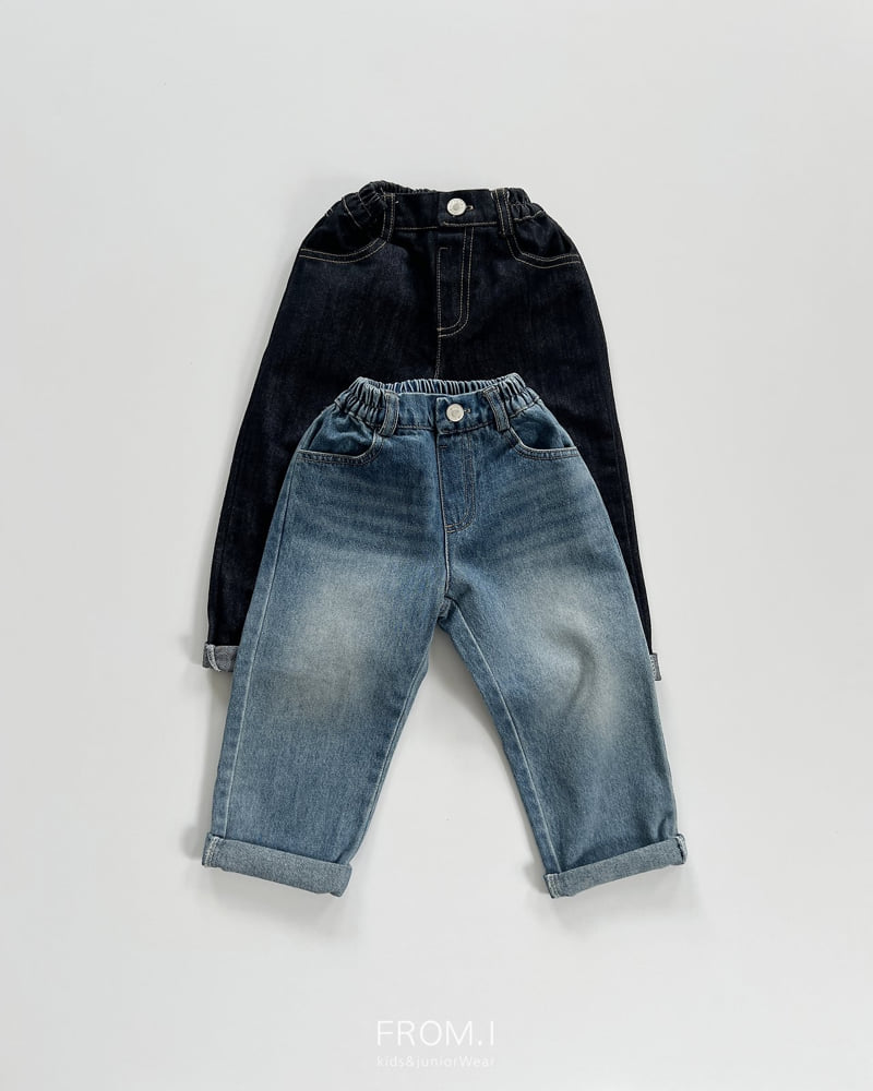 From I - Korean Children Fashion - #littlefashionista - Standard Denim Pants - 2