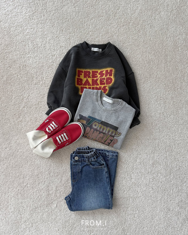 From I - Korean Children Fashion - #littlefashionista - Slit Flare Denim Pants - 5