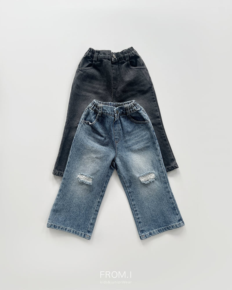 From I - Korean Children Fashion - #littlefashionista - Damage Denim Pants