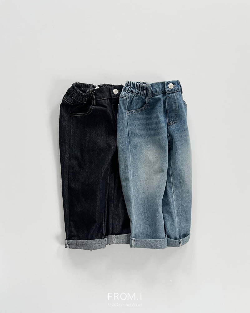 From I - Korean Children Fashion - #magicofchildhood - Standard Denim Pants - 3