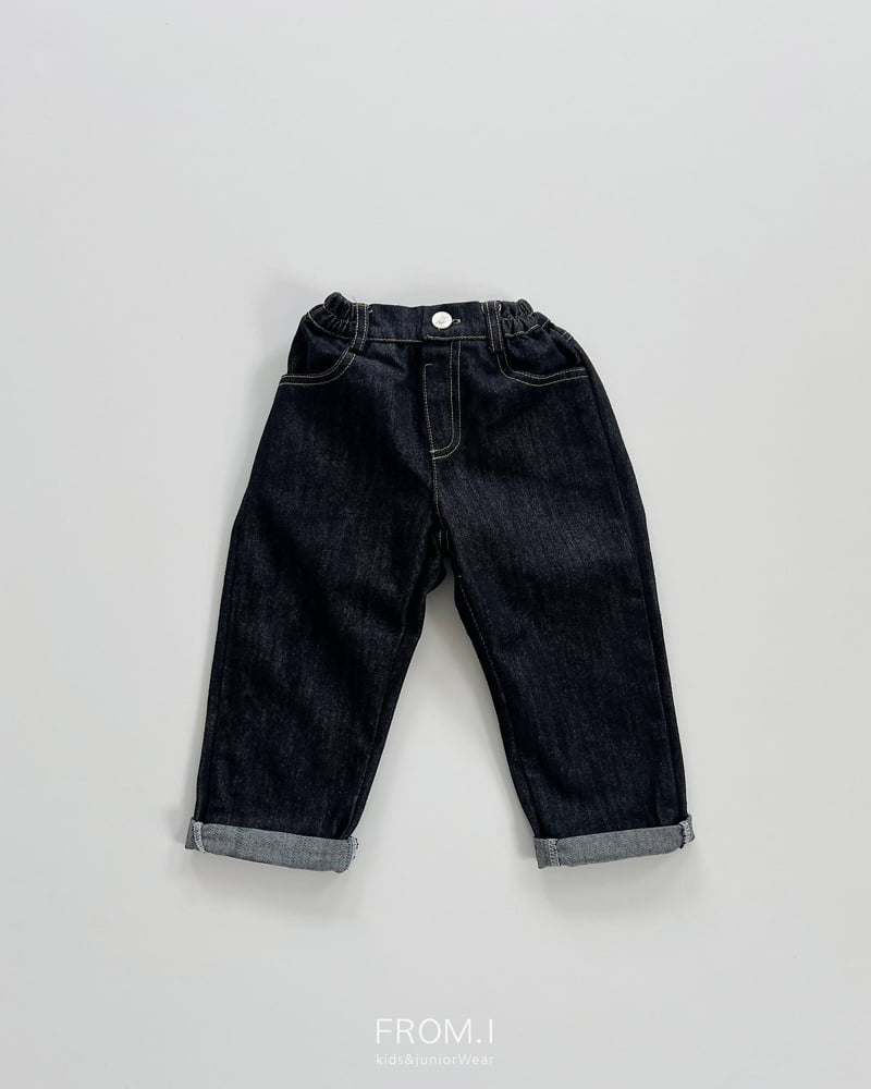 From I - Korean Children Fashion - #magicofchildhood - Standard Denim Pants - 4