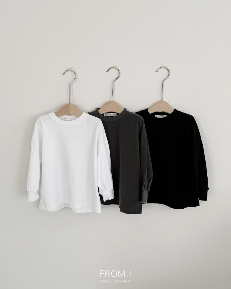 From I - Korean Children Fashion - #minifashionista - Overfit Long Sleeved Tee