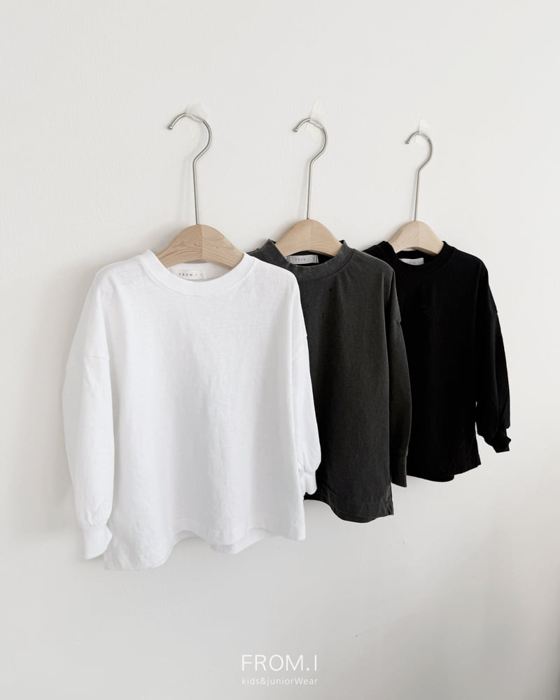 From I - Korean Children Fashion - #prettylittlegirls - Overfit Long Sleeved Tee - 2