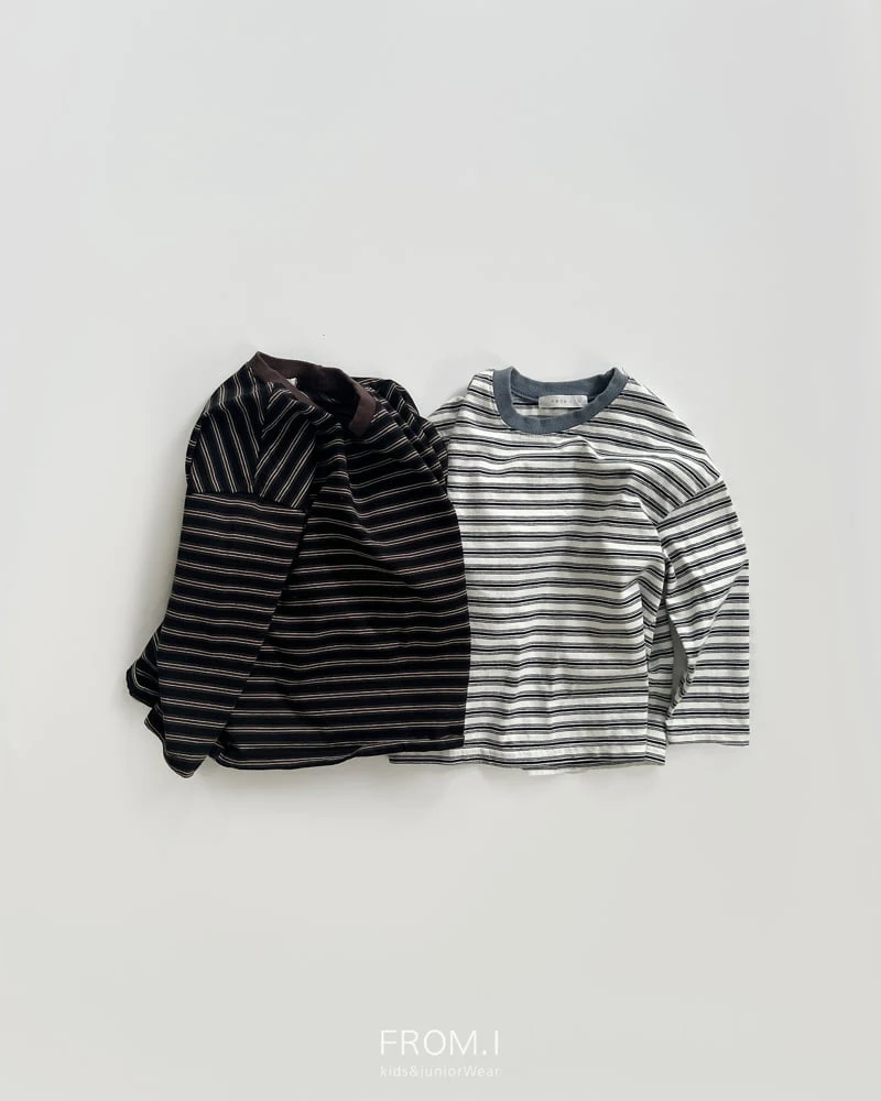 From I - Korean Children Fashion - #prettylittlegirls - Moment Stripe Tee