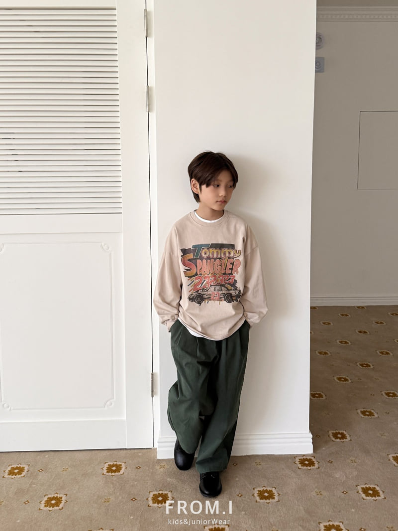 From I - Korean Children Fashion - #prettylittlegirls - Vintage Racer Tee - 10