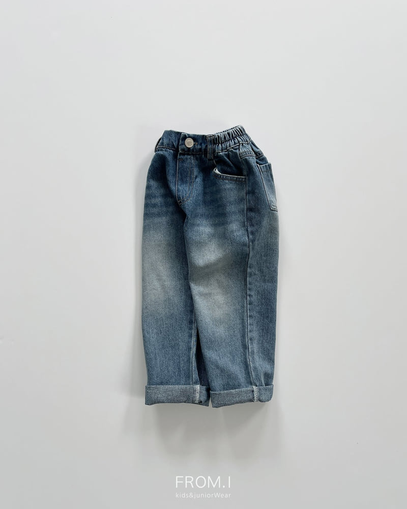 From I - Korean Children Fashion - #stylishchildhood - Standard Denim Pants - 8