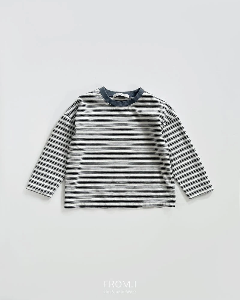 From I - Korean Children Fashion - #toddlerclothing - Moment Stripe Tee - 4