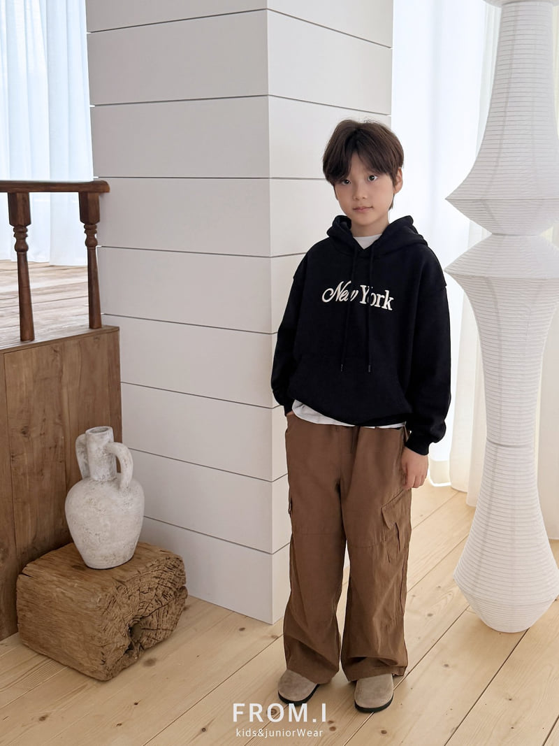 From I - Korean Children Fashion - #stylishchildhood - New York Embroidery Hoodie - 12
