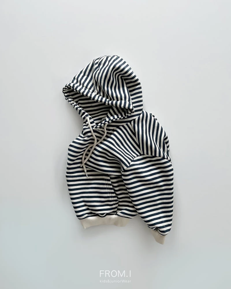 From I - Korean Children Fashion - #stylishchildhood - Stripe Hoodie - 5