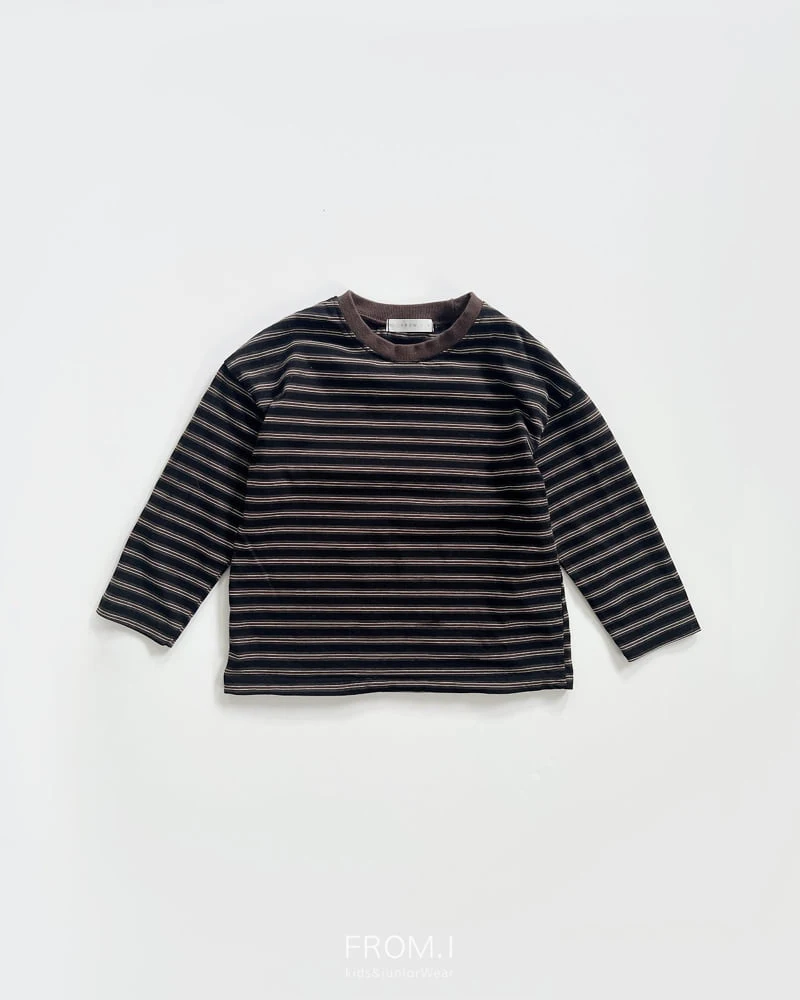 From I - Korean Children Fashion - #todddlerfashion - Moment Stripe Tee - 2