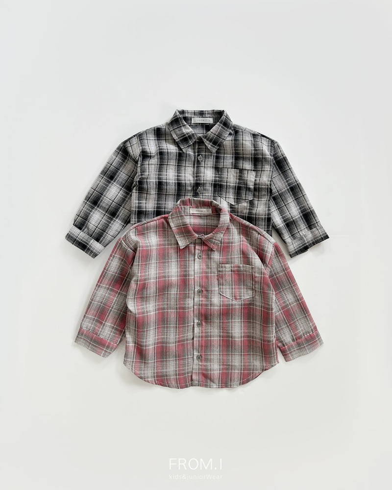From I - Korean Children Fashion - #toddlerclothing - More Check Shirts