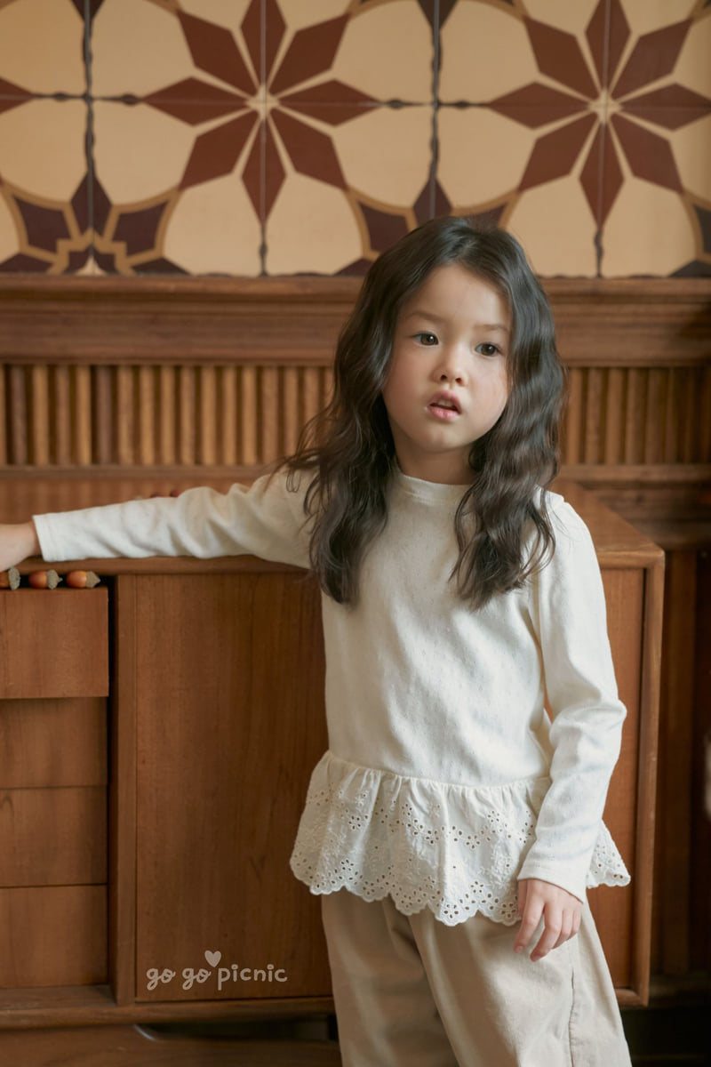 Go Go Picnic - Korean Children Fashion - #designkidswear - Lara Long Tee - 3