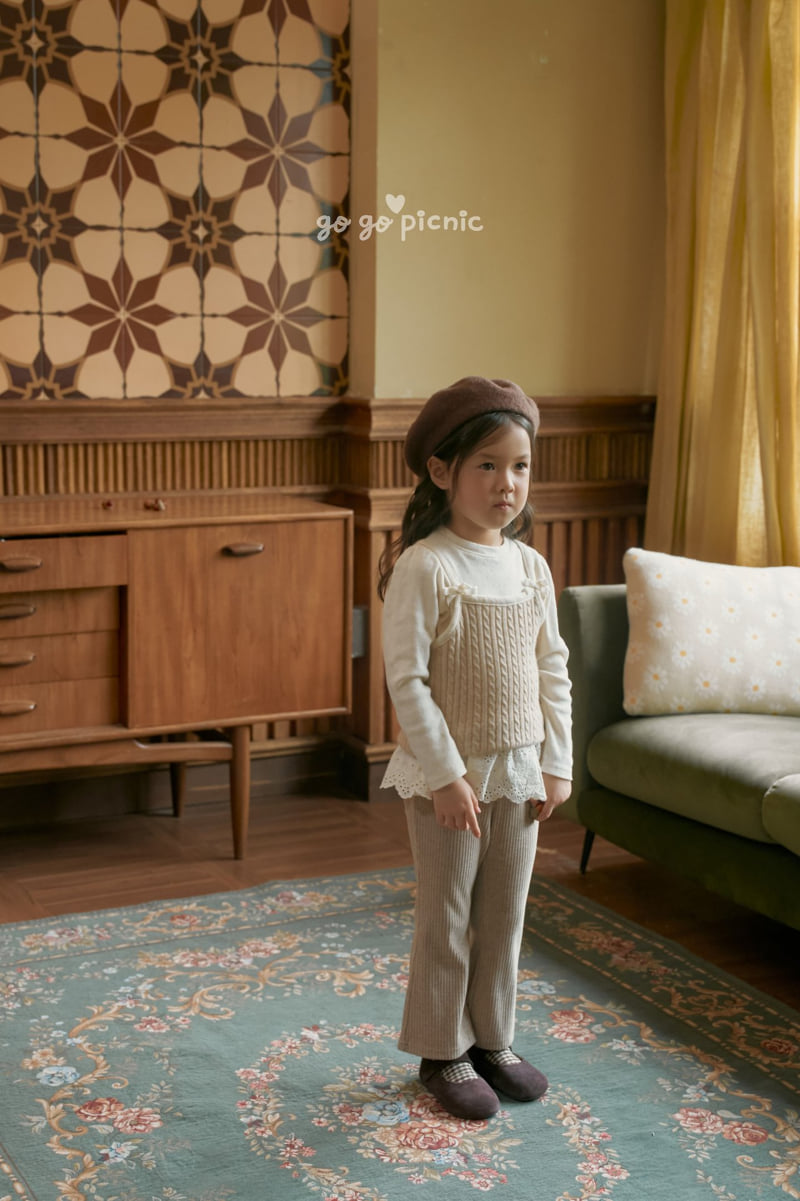 Go Go Picnic - Korean Children Fashion - #discoveringself - Luna Bootcut Pants - 3