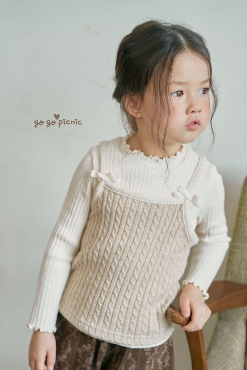 Go Go Picnic - Korean Children Fashion - #fashionkids - Muffin Vest - 12