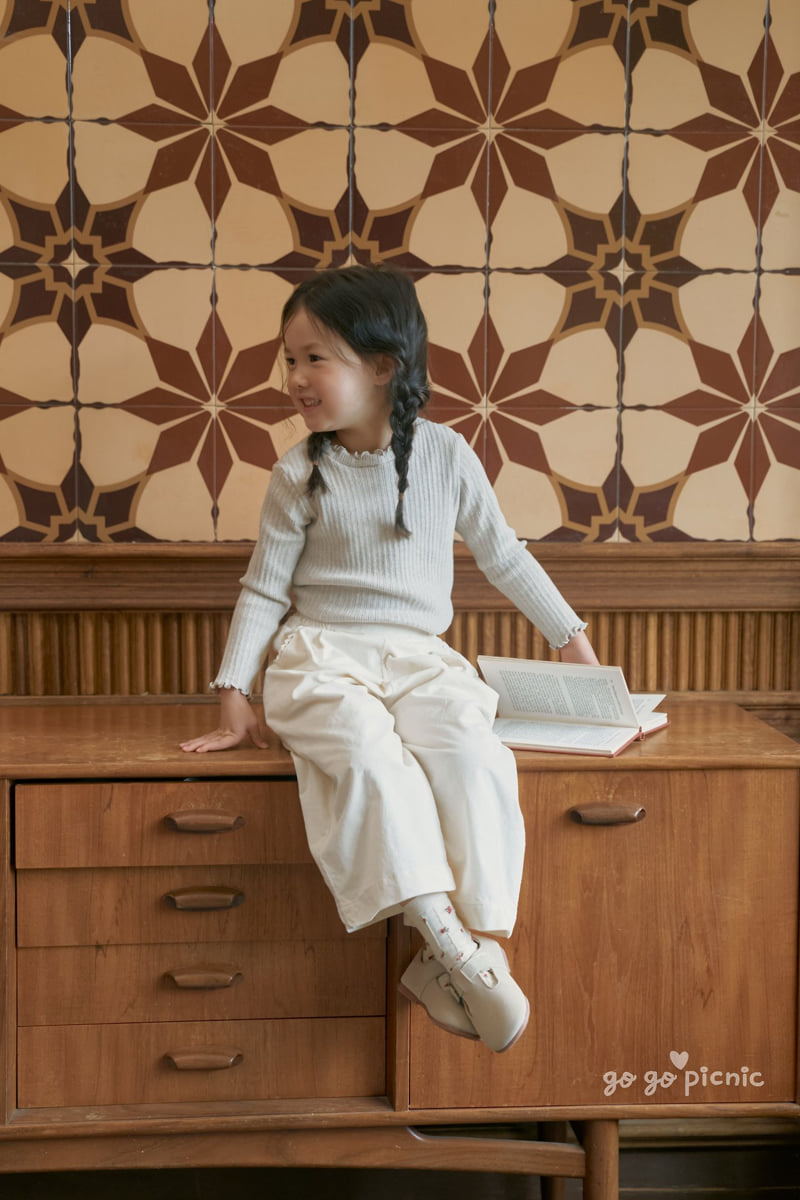 Go Go Picnic - Korean Children Fashion - #fashionkids - Sophie Half Turtleneck Tee