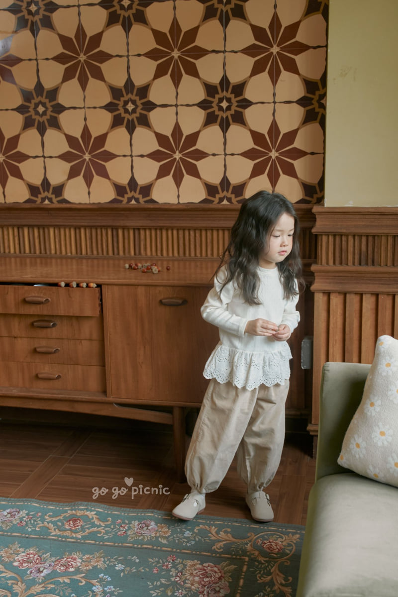 Go Go Picnic - Korean Children Fashion - #kidsshorts - Lara Long Tee - 6