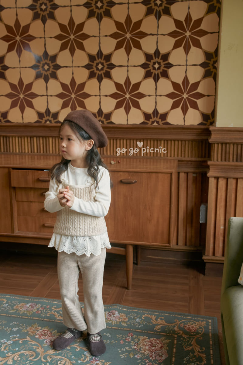 Go Go Picnic - Korean Children Fashion - #kidsshorts - Luna Bootcut Pants - 5