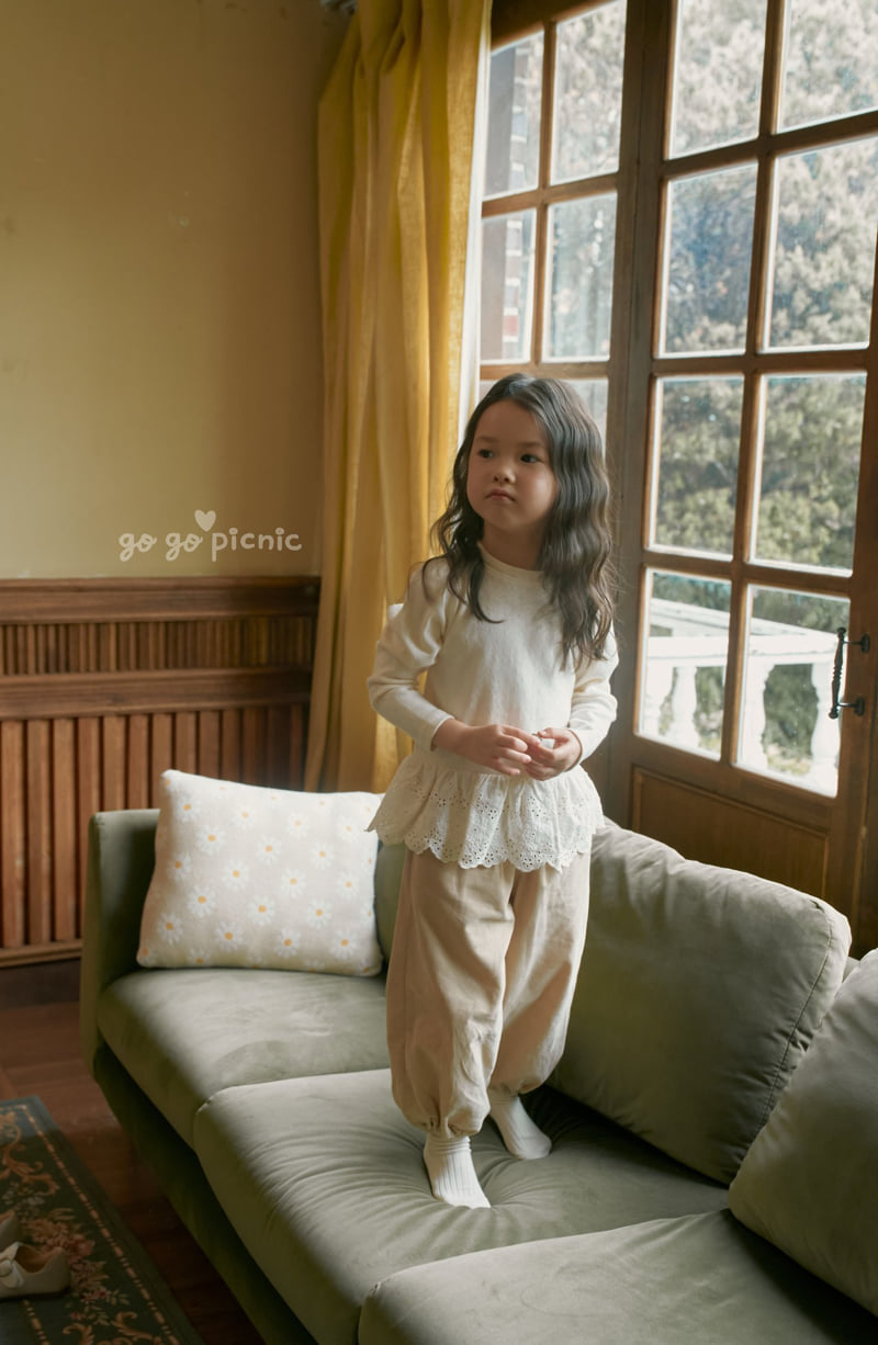 Go Go Picnic - Korean Children Fashion - #kidsstore - Lara Long Tee - 7