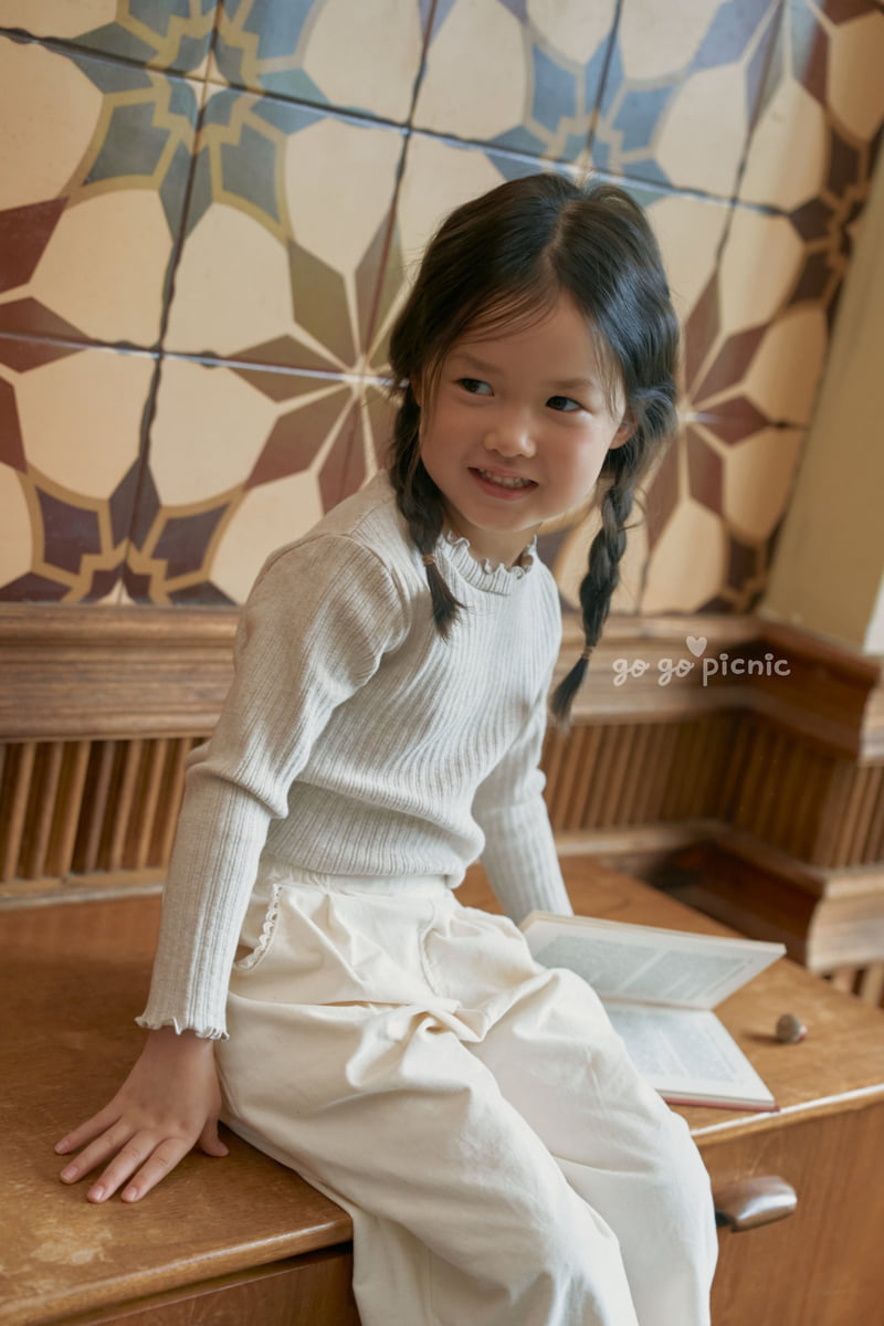 Go Go Picnic - Korean Children Fashion - #kidsstore - Sophie Half Turtleneck Tee - 4