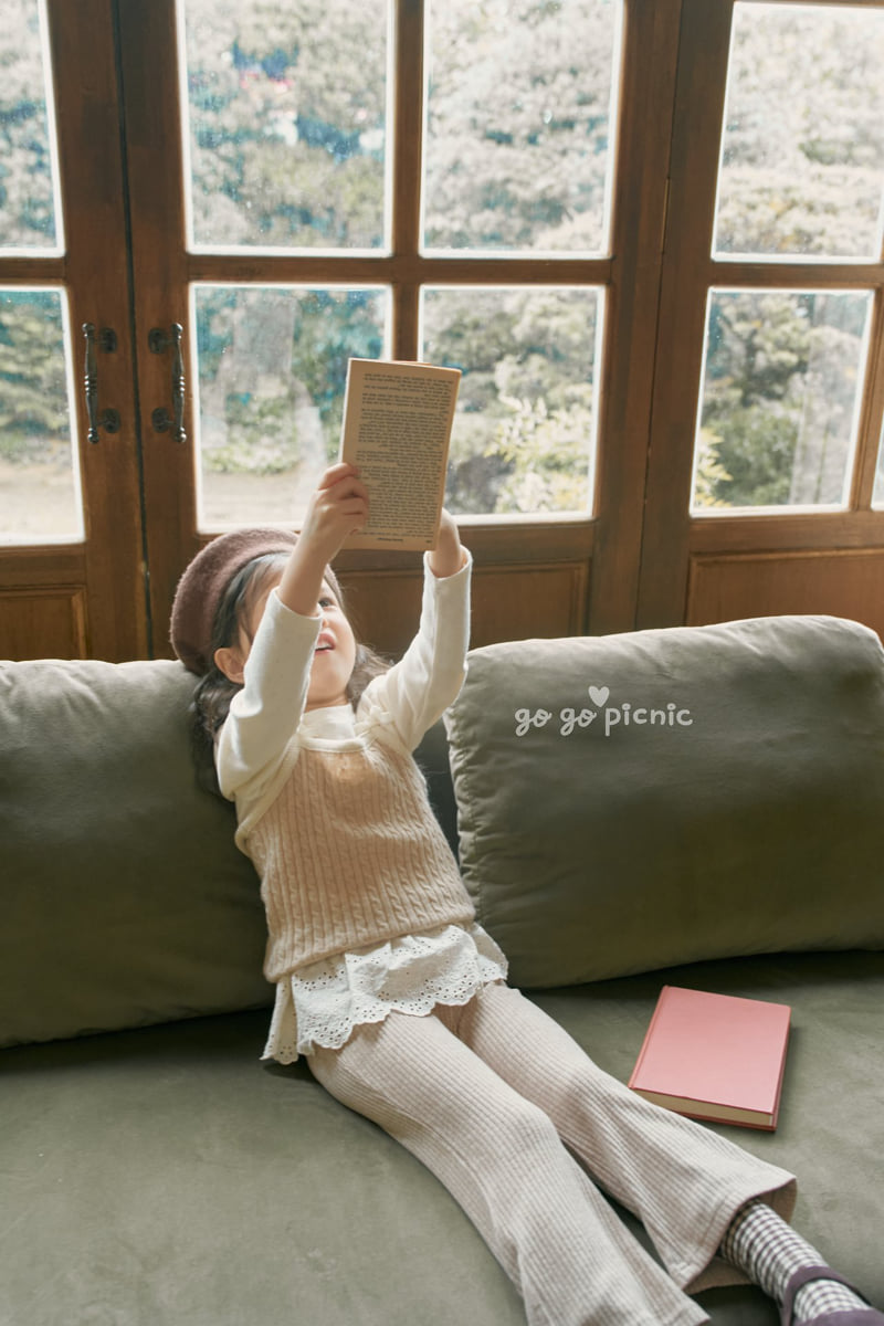 Go Go Picnic - Korean Children Fashion - #littlefashionista - Luna Bootcut Pants - 9