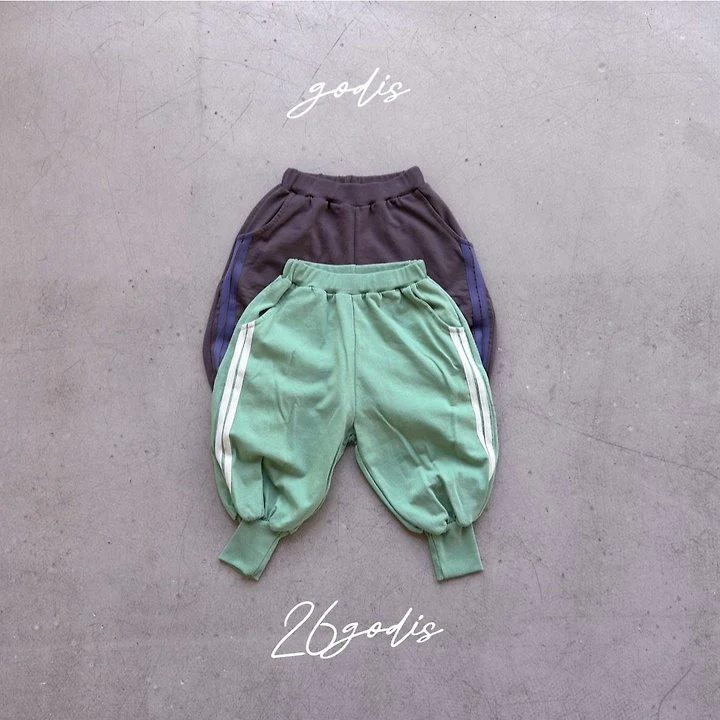 Godis - Korean Children Fashion - #Kfashion4kids - Ribbed Two-Line Pants