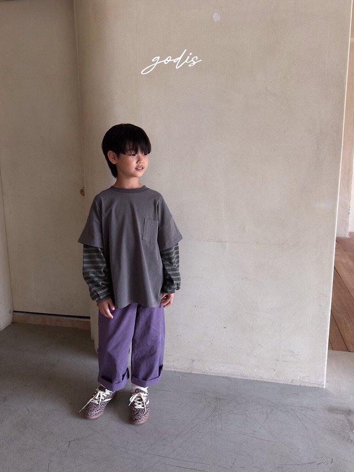 Godis - Korean Children Fashion - #childofig - Pocket Layer Tee - 12