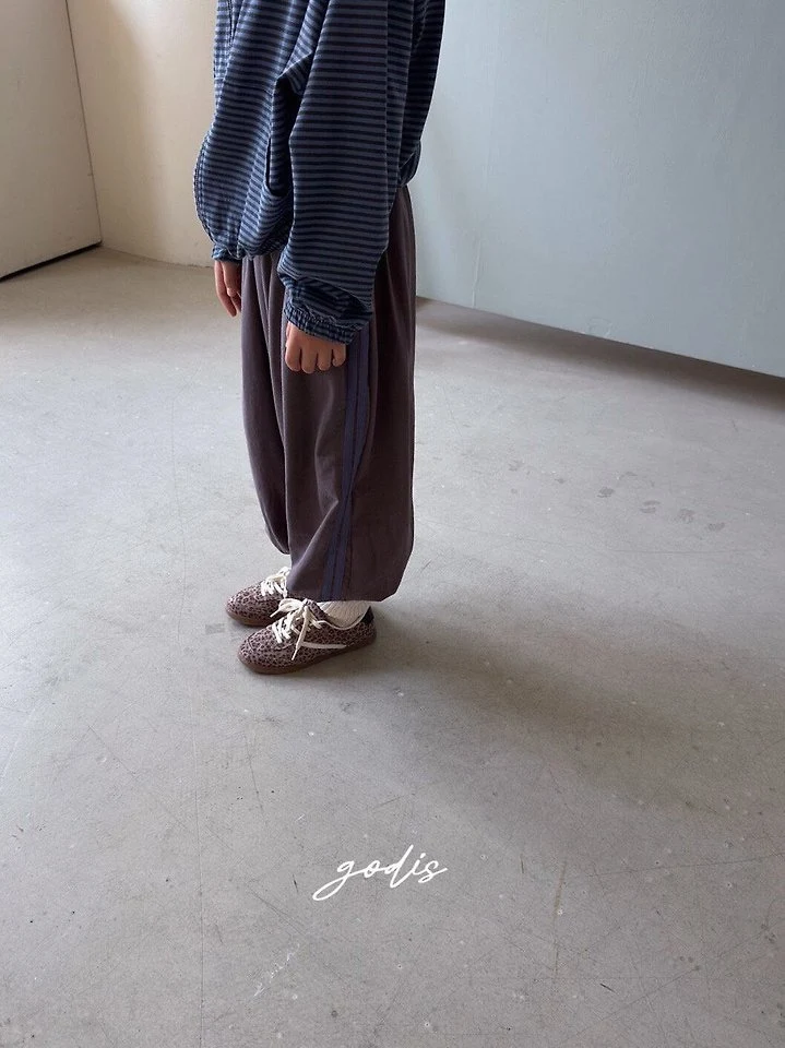 Godis - Korean Children Fashion - #childofig - Ribbed Two-Line Pants - 9