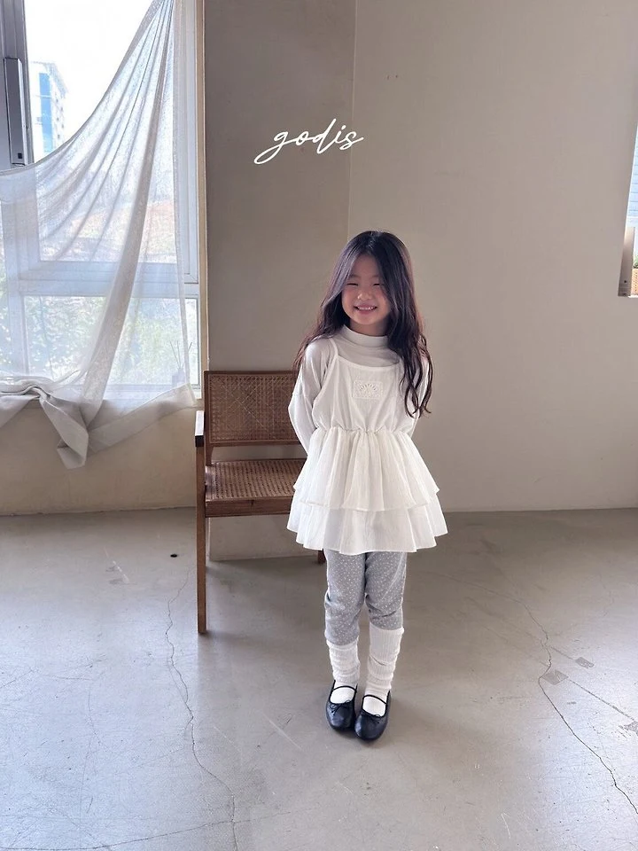 Godis - Korean Children Fashion - #childrensboutique - Cancan Sleeveless Blouse - 3
