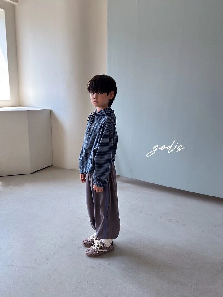 Godis - Korean Children Fashion - #childrensboutique - Ribbed Two-Line Pants - 10
