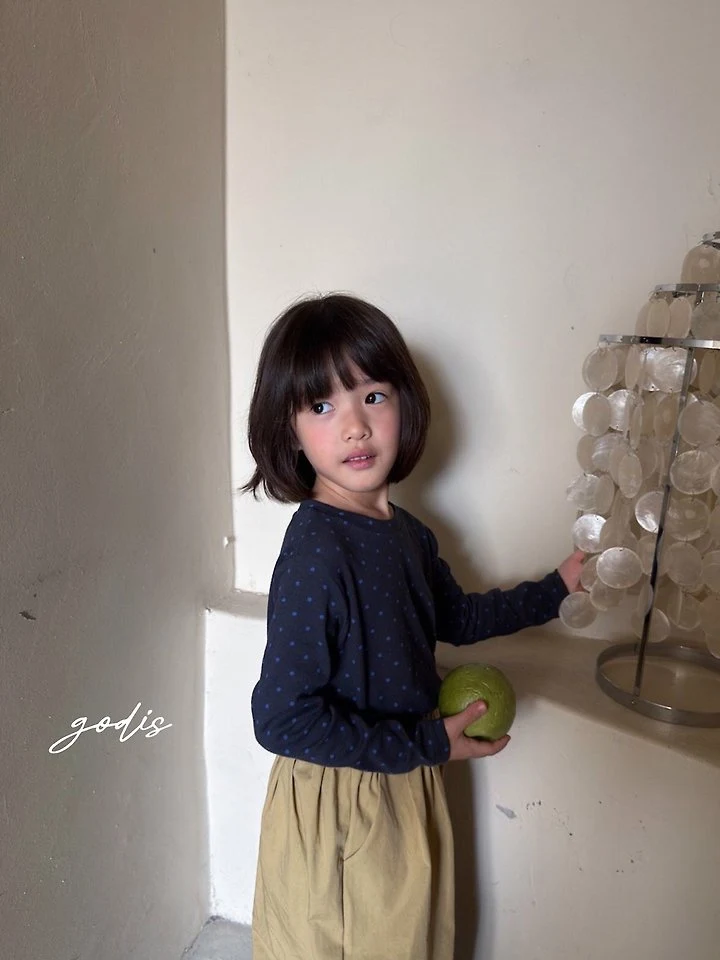 Godis - Korean Children Fashion - #discoveringself - Mini Ribbed Tee - 8
