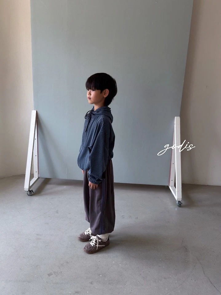 Godis - Korean Children Fashion - #discoveringself - Ribbed Two-Line Pants - 12