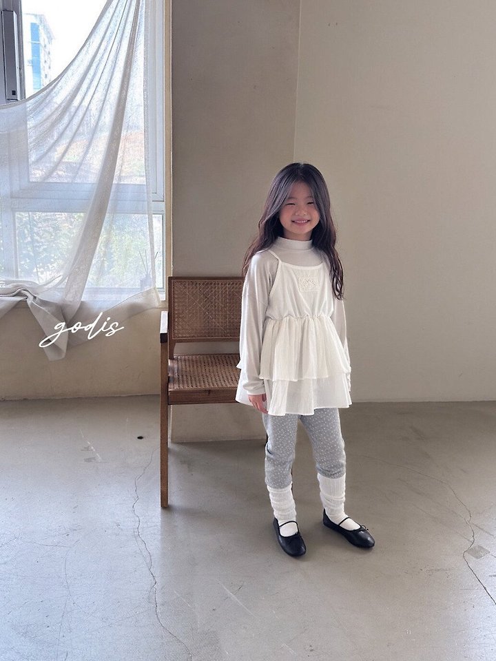 Godis - Korean Children Fashion - #fashionkids - Cancan Sleeveless Blouse - 6
