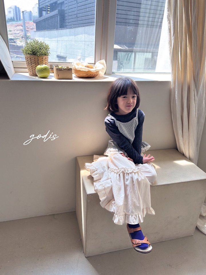 Godis - Korean Children Fashion - #fashionkids - Frill Long Skirt - 3