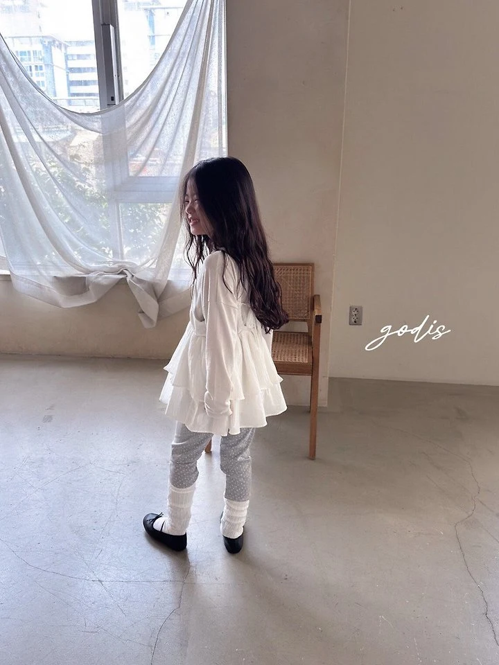 Godis - Korean Children Fashion - #kidsshorts - Cancan Sleeveless Blouse - 7