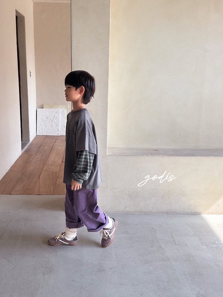 Godis - Korean Children Fashion - #kidsstore - Pocket Layer Tee - 5