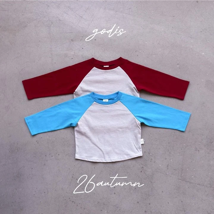 Godis - Korean Children Fashion - #kidsstore - Unique Raglan Tee