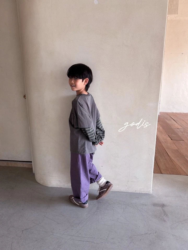 Godis - Korean Children Fashion - #littlefashionista - Pocket Layer Tee - 8