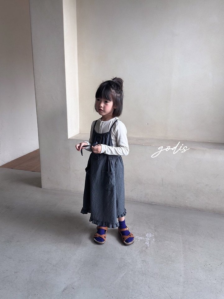 Godis - Korean Children Fashion - #magicofchildhood - Button Ribbed Tee - 11