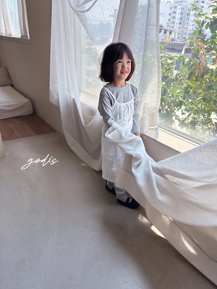 Godis - Korean Children Fashion - #magicofchildhood - Embroidery Button One-Piece - 5