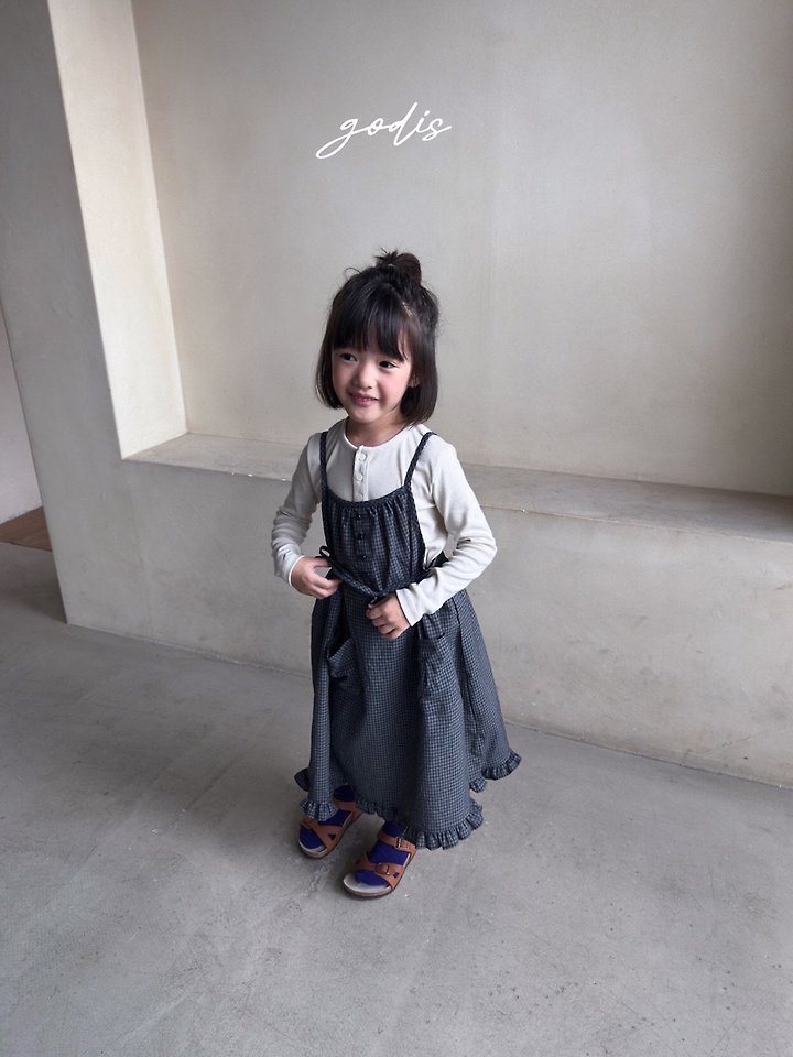 Godis - Korean Children Fashion - #minifashionista - Button Ribbed Tee - 12