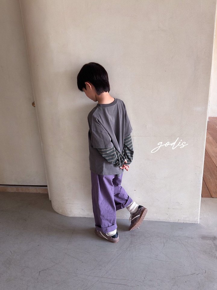 Godis - Korean Children Fashion - #minifashionista - Pocket Layer Tee - 10