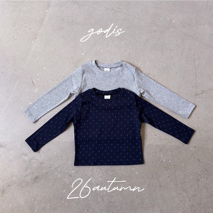 Godis - Korean Children Fashion - #prettylittlegirls - Mini Ribbed Tee
