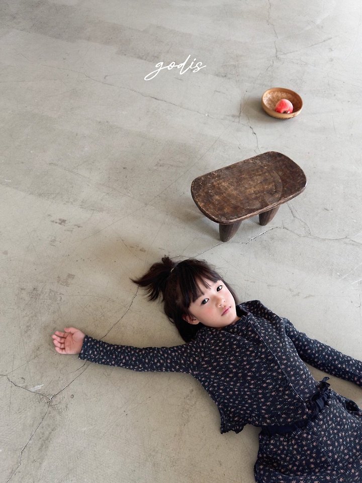 Godis - Korean Children Fashion - #stylishchildhood - Waffle Frill Cardigan - 3