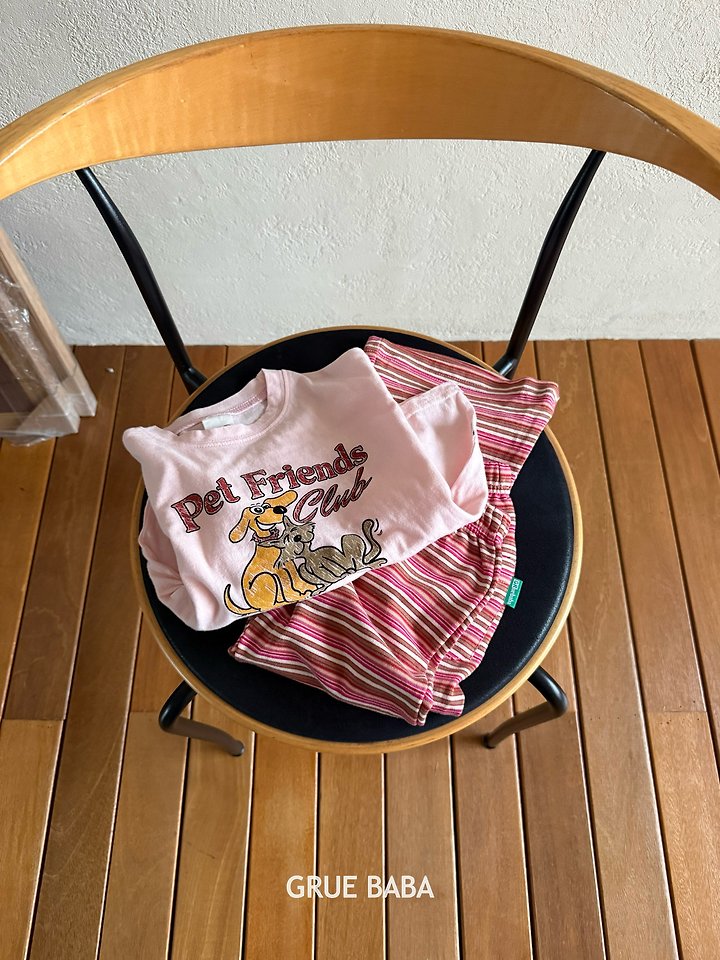 Grue Baba - Korean Children Fashion - #Kfashion4kids - Friends Tee - 6
