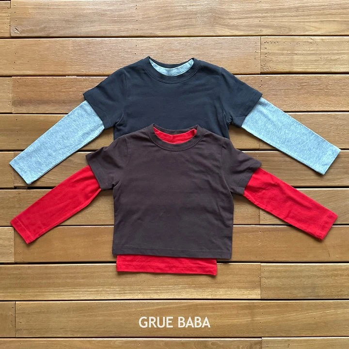 Grue Baba - Korean Children Fashion - #childofig - Headset Tee