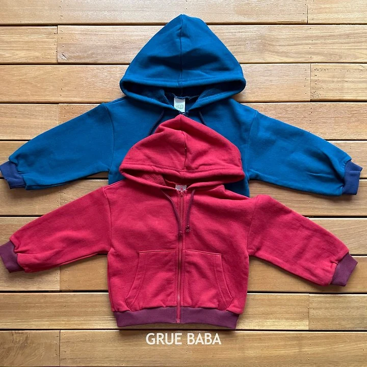Grue Baba - Korean Children Fashion - #childrensboutique - Palette Hooded Zip-up